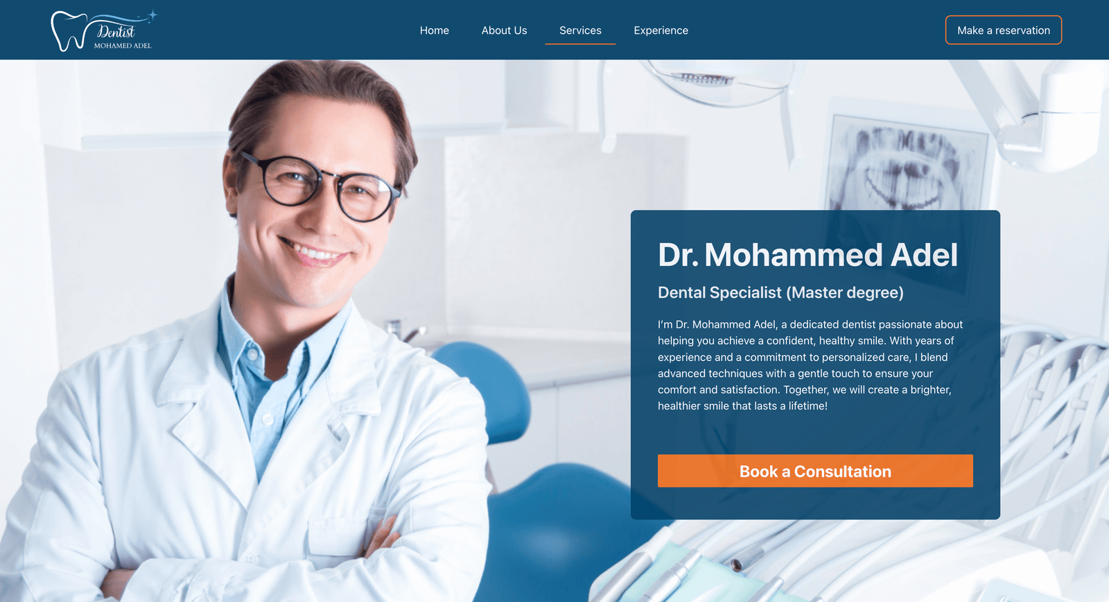 Dentist website